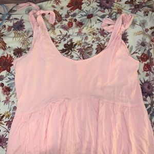 pink babydoll dress, been worn once.